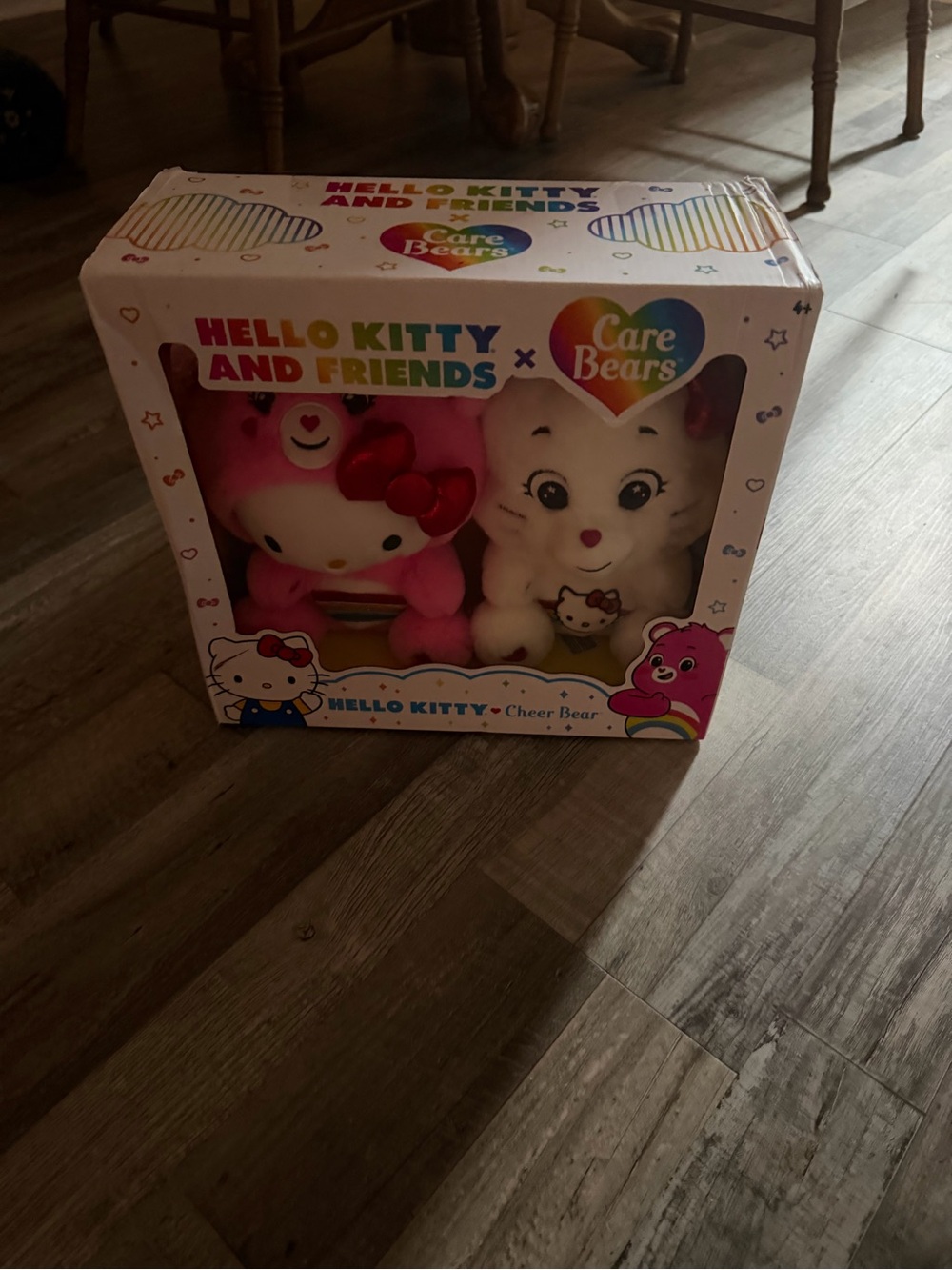 Pink & White Plush Gift Set